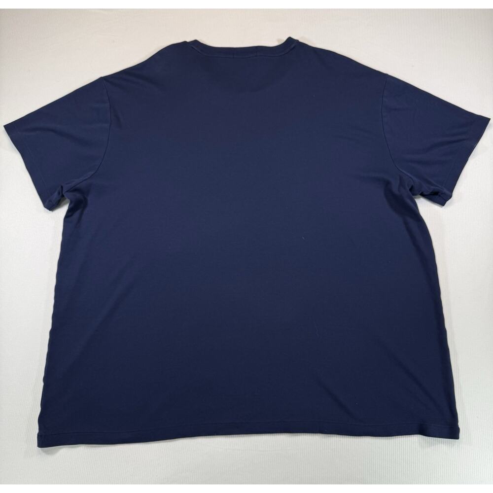 Polo Ralph Lauren Mens 2XB Navy Blue Crew Neck Short Sleeve Pony Logo T-Shirt - Picture 3 of 6